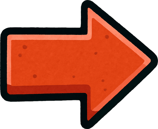 arrow.
In-Game asset.  2d.  High contrast.  No shadows