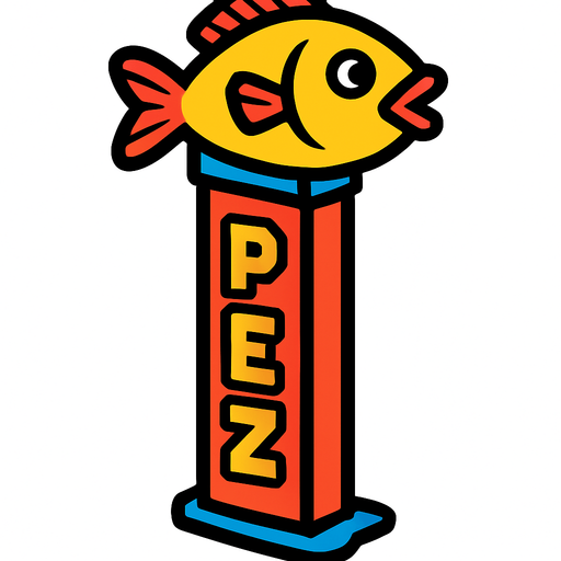 pez.
In-Game asset.  2d.  High contrast.  No shadows