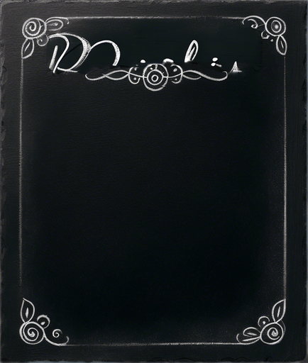 Text "ROOKIE BREW" handwritten in chalk