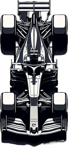 Alonso F1 Renaiult race car. Top View..
Single Game Texture. In-Game asset. 2d. Blank background. High contrast. No shadows.