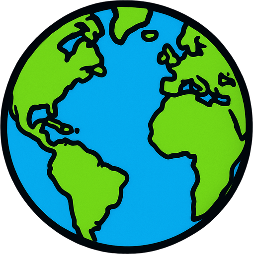 Earth.
In-Game asset.  2d.  High contrast.  No shadows