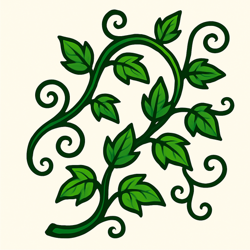 Vine.
In-Game asset.  2d.  High contrast.  No shadows