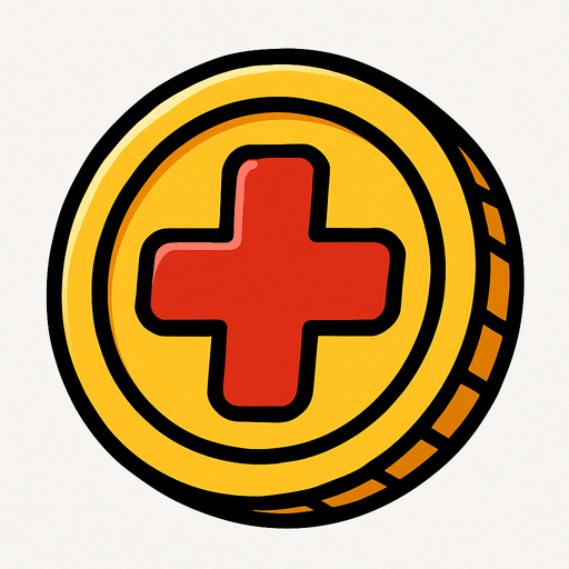 şifa tokeni.
In-Game asset.  2d.  High contrast.  No shadows