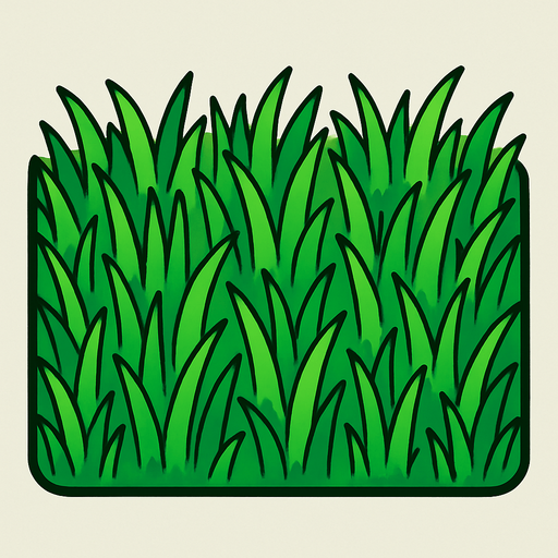 düz çimen resmi.
In-Game asset.  2d.  High contrast.  No shadows