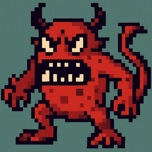 Retro pixel style from arcade