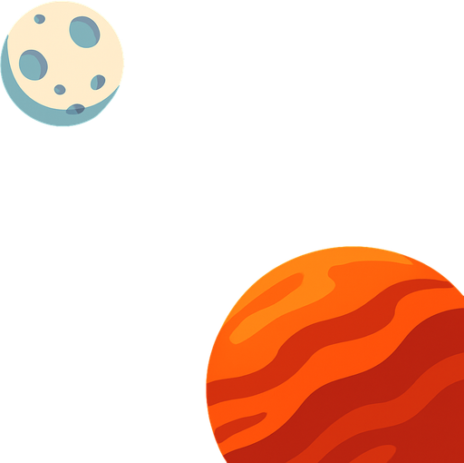 low gravity background background fro 2d game.
In-Game asset.  2d.  High contrast.  No shadows