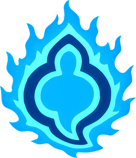 auraBlue top view.
In-Game asset.  2d.  High contrast.  No shadows