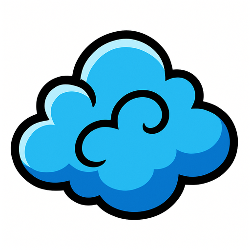 Moln.
In-Game asset.  2d.  High contrast.  No shadows