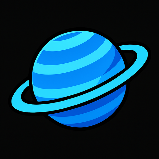 Uranus.
In-Game asset.  2d.  High contrast.  No shadows