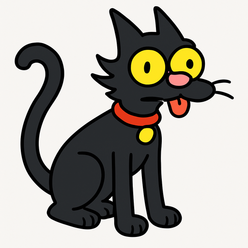 Snowball the second Simpsons.
In-Game asset.  2d.  High contrast.  No shadows. Simpsons