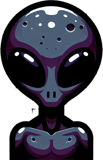 Aliens.
Single Game Texture. In-Game asset. 2d. Blank background. High contrast. No shadows.