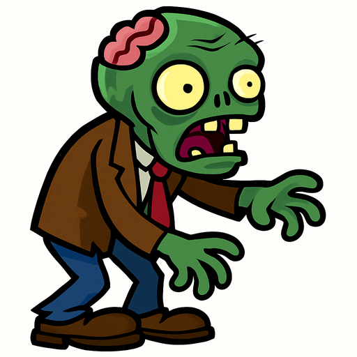 zombine from plats vs zombines.
In-Game asset.  2d.  High contrast.  No shadows