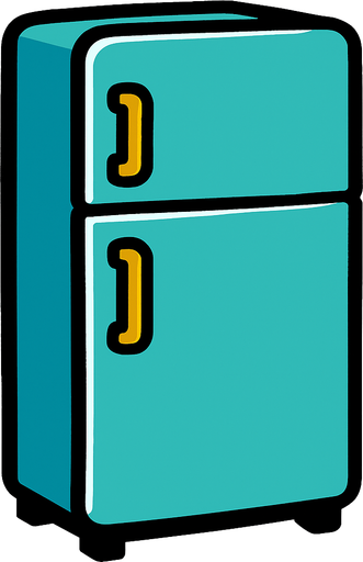 Frigo.
In-Game asset.  2d.  High contrast.  No shadows