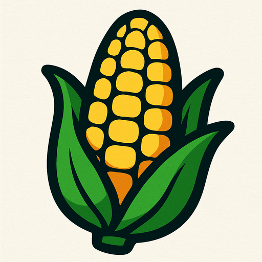 Corn.
In-Game asset.  2d.  High contrast.  No shadows