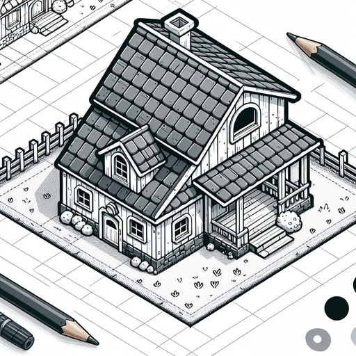 farmhouse, top view, cartoon style.
Single Game Texture. In-Game asset. 2d. Blank background. High contrast. No shadows.