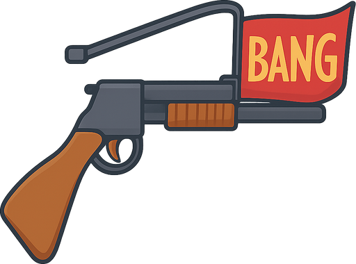 Gun BB gun. No background. Transparent background. Blank background. No shadows. 2d. In-Game asset. flat
