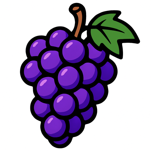 Üzüm.
In-Game asset.  2d.  High contrast.  No shadows