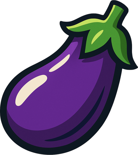 Obergine.
In-Game asset.  2d.  High contrast.  No shadows