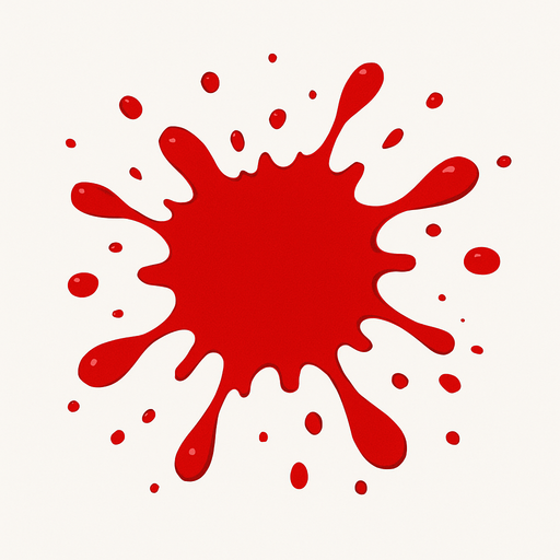 blood.
In-Game asset.  2d.  High contrast.  No shadows