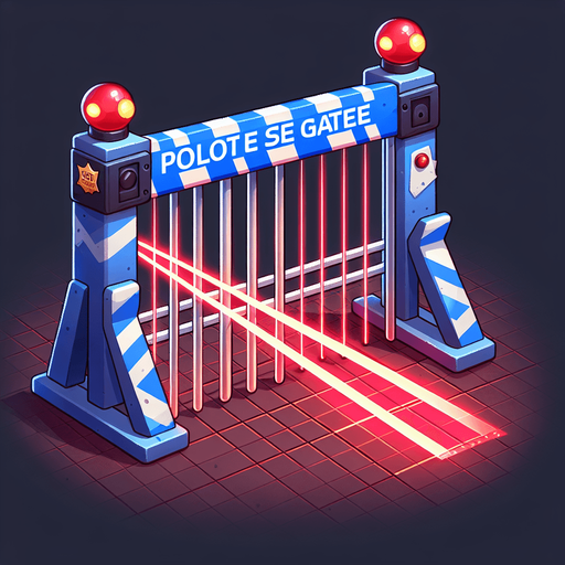 Type	Standard Design	Unique Alternative	Special Behavior
Barrier	Police tape	Laser gate	Briefly toggles on/off.
Single Game Texture.  In-Game asset.  2d.  Blank background.  High contrast.  No shadows