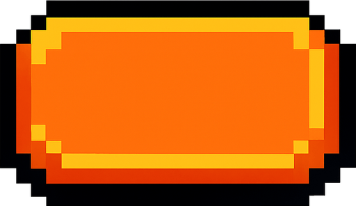 haz un boton tipo pixel.
In-Game asset.  2d.  High contrast.  No shadows