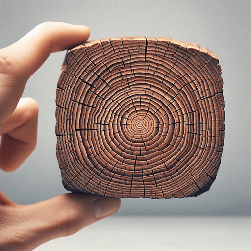 A small piece of wood.