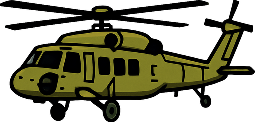 skorski helikopteri çiz.
In-Game asset.  2d.  High contrast.  No shadows