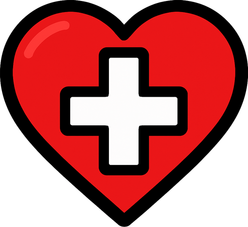 A 2D Healt.
In-Game asset.  2d.  High contrast.  No shadows