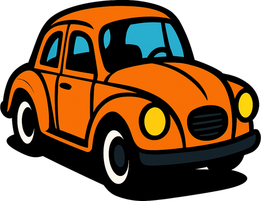 Car.
In-Game asset.  2d.  High contrast.  No shadows