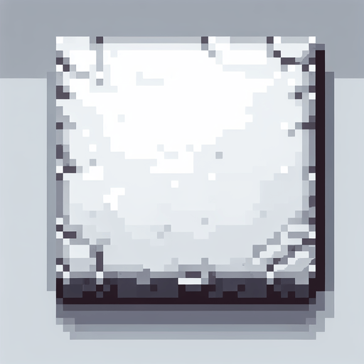 pixel art of a empty stone slab.
Single Game Texture. In-Game asset. 2d. Blank background. High contrast. No shadows.