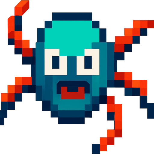 Sin modificar nada más solo mueve las patas de la araña derechas