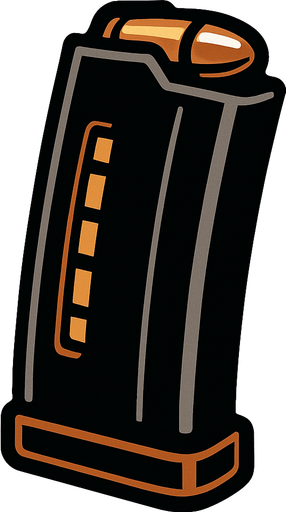 Şarjör.
In-Game asset.  2d.  High contrast.  No shadows