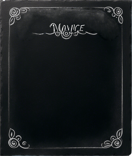 Text "NOVICE BREW" handwritten in white chalk