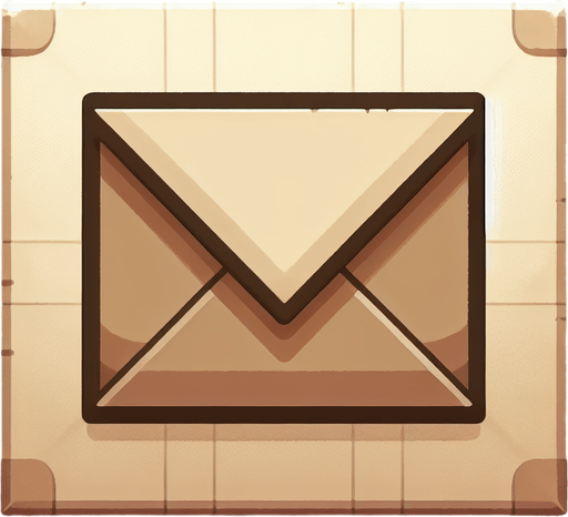 Envelope. Single Game Texture. In-Game asset. 2d. Blank background. High contrast. No shadows..
Single Game Texture. In-Game asset. 2d. Blank background. High contrast. No shadows.