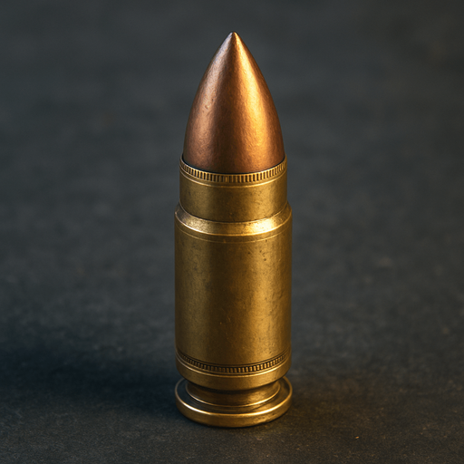 A realistic looking bullet. Add cool details. Please..
Half 3D.