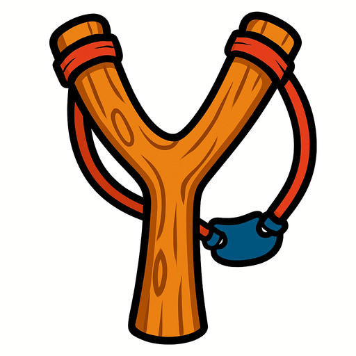 Big Slingshot.
In-Game asset.  2d.  High contrast.  No shadows