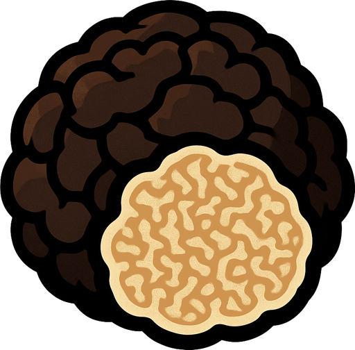 trufa.
In-Game asset.  2d.  High contrast.  No shadows