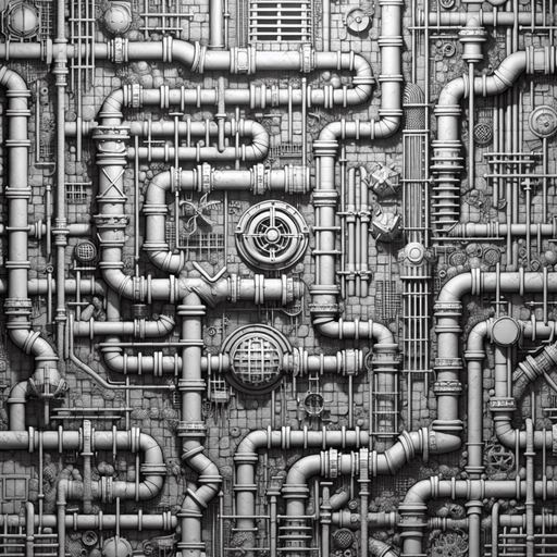 Sewer.
Single Game Texture.  In-Game asset.  Blank background.  High contrast.  No shadows