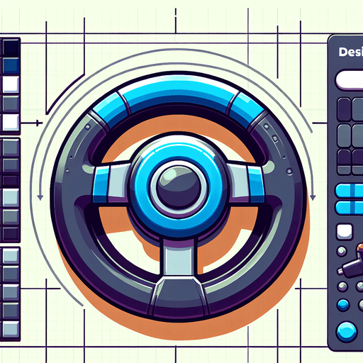 round car steering wheel.
Single Game Texture. In-Game asset. 2d. Blank background. High contrast. No shadows.