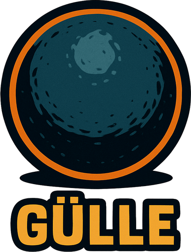gülle.
In-Game asset.  2d.  High contrast.  No shadows