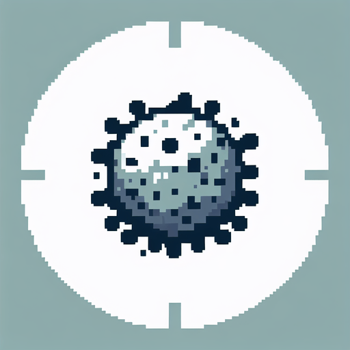 amoeba 
Single Game Texture. In-Game asset. 2d. Blank background. High contrast. No shadows.