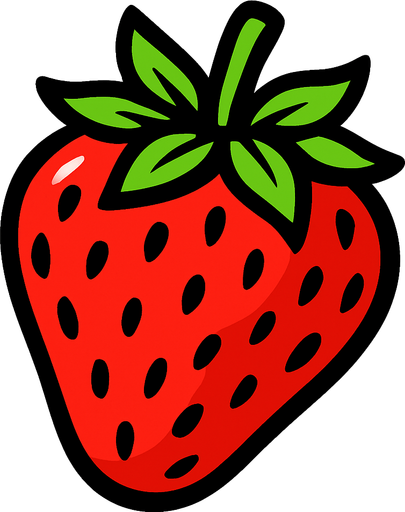 Çilek.
In-Game asset.  2d.  High contrast.  No shadows