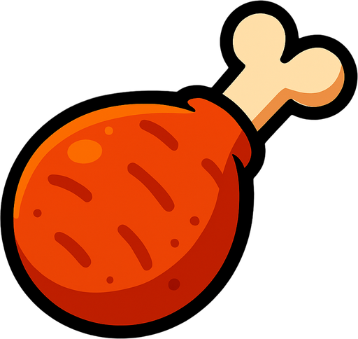 food.
In-Game asset.  2d.  High contrast.  No shadows