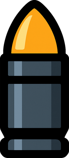 towerBullet.
In-Game asset.  2d.  High contrast.  No shadows