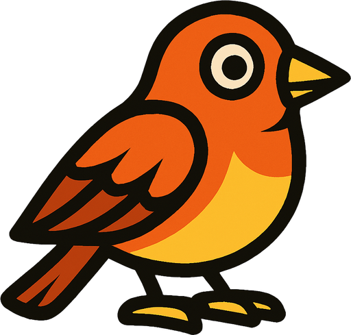 bird.
In-Game asset.  2d.  High contrast.  No shadows