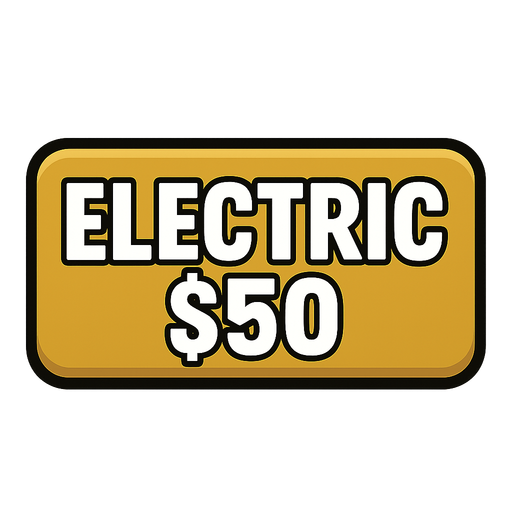 Make button gold and say electric $50