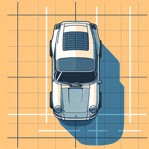 A cute looking car, facing up, viewed top down. Suitable for a game.

Single Game Texture. In-Game asset. 2d. Blank background. High contrast. No shadows.