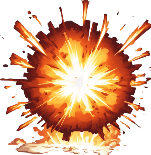 Remove the bottom part that is not coming from the center explosion