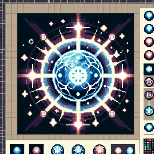 magic energy ball in 16 bit pixel art style. It should have a glow effect so it feels like a powerful magic spell.
Single Game Texture.  In-Game asset.  2d.  Blank background.  High contrast.  No shadows