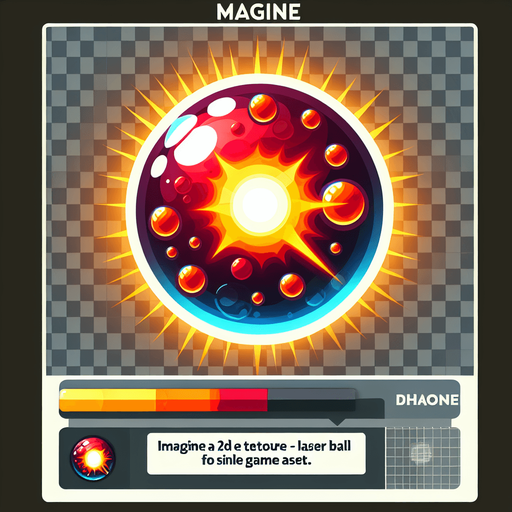Bubble shooter laser ball powerup.
Single Game Texture. In-Game asset. 2d. Blank background. High contrast. No shadows.